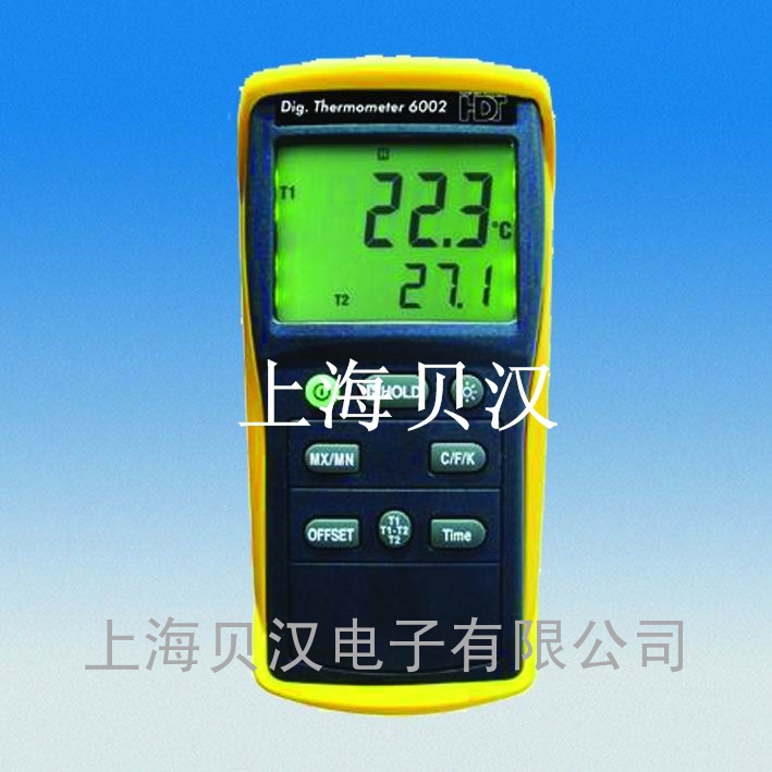 双路数字温度计/便携式测温仪-德国HDT6002