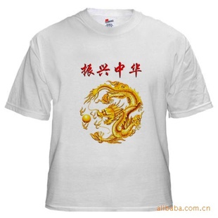 供应2012纯棉200克21支 空白T恤 烫画 热转印 T恤、专业生产厂家