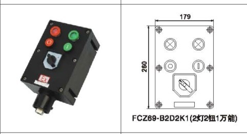 BZA8030/BZA8060 BZC53/LBZ-10立式防雨防爆操作柱