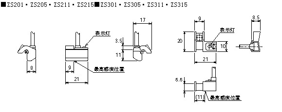 TAIYO感应开关|TAIYO磁性开关|TAIYO接近开关|ZS201