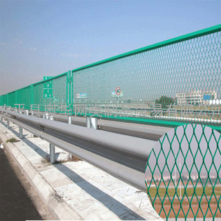 钢板网防眩网，防抛网，高速护栏网