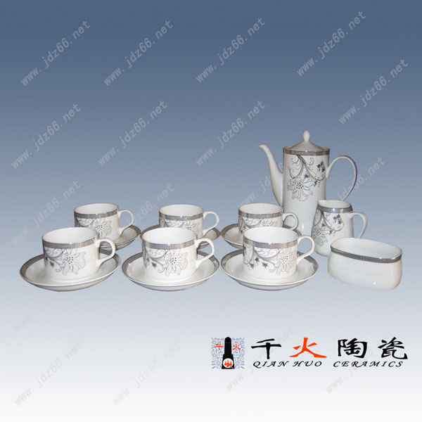 供应陶瓷功夫茶具，日用茶具，高档会议茶杯，咖啡具、情侣茶杯。