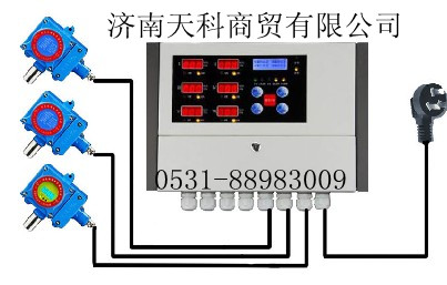 氧气泄漏报警器，氧气浓度报警器，在线式氧气报警器