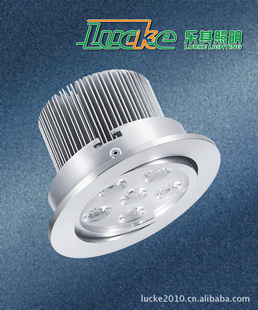 乐其照明长期供应 LED3W光面透镜天花灯，LED车铝灯