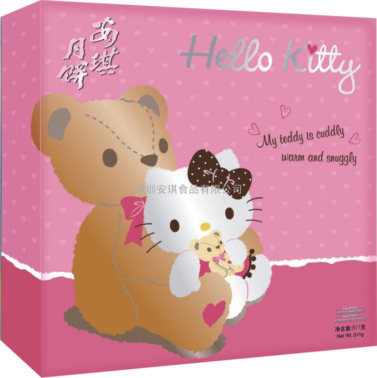 安琪月饼|hello kitty时尚礼盒月饼