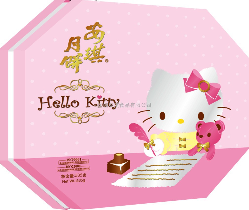 安琪月饼|hello kitty浪漫之恋月饼