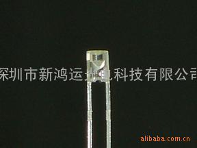 3MM平头白发红光LED