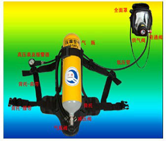 RHZK5L/30钢瓶正压式空气呼吸器 5L空气呼吸器