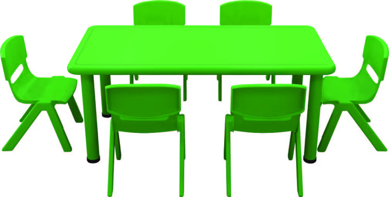 广州幼儿桌椅塑料桌椅实木桌椅直销H5603