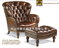 广东真皮沙发家具最低报价 头层皮软体拉扣美式沙发 欧式古典高档皮制沙发 1+2+3组合别墅精品沙发