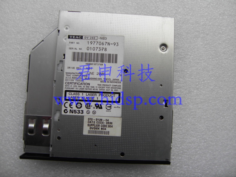 SUN X7140A V210 V240 V490服务器 DVD-ROM/光驱DV-28E 370-