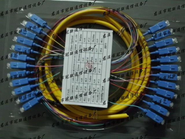 束状尾纤、光纤跳线、12芯束状尾纤、批发厂家