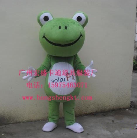 订购广东动漫服装服装，动物模型服装，广告宣传服装青蛙