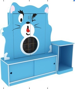 幼儿园家具 卡通茶杯柜（汤姆猫） 茶杯架 儿童家具 幼教设备