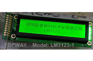 并口通讯，内置中文字库版本160*32点阵LCD液晶显示屏