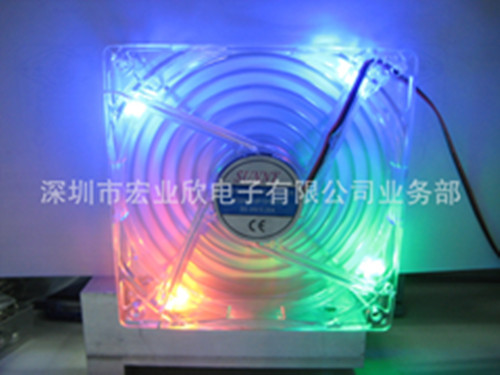 供应LED风扇  LED透明风扇  带灯风扇