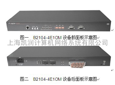 B2104-E1FX-MM-SC非帧4E1-以太网多模光接口转换器