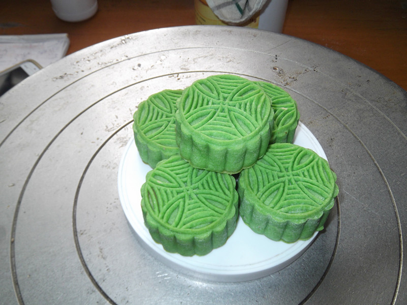 雪皮绿茶月饼制作技术培训，培训糕点技术