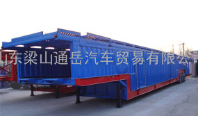骨架式轿运车  梁山32.5米框架式车辆运输车