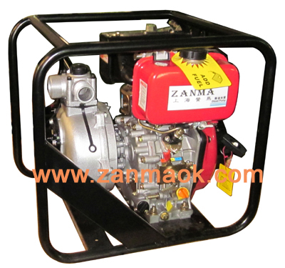上海赞马2寸手启动柴油消防泵，高压泵，高扬程柴油水泵178动力
