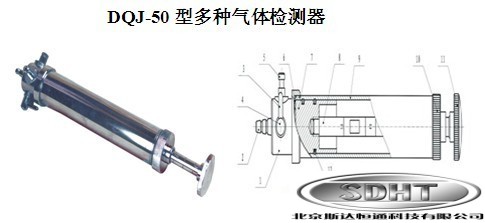 DQJ-50多种气体检测器 多种气体采样器 多种气体鉴定器 多种气体检测仪 多种气体测量仪 多种气体