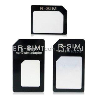 nano SIM card to micro regular standard SIM card t
