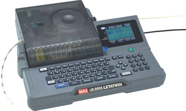 MAX LM-380E 线号打印机 套管印字机 电线套管打印机