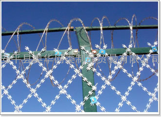 奥华监狱防攀爬隔离焊接刀片刺绳网片