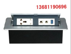 桌面插座多媒体接线盒桌面接线板多功能插座