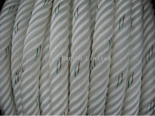 8-strand polyester/polypropylene mixed rope tails 