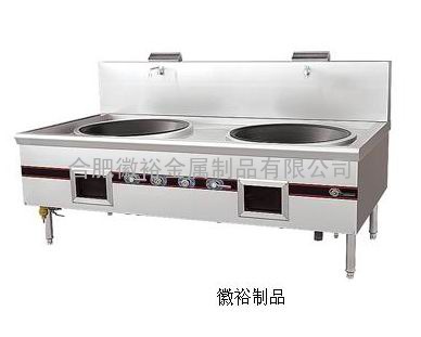 安徽厨房设备合肥炉灶消毒柜定做保温台烟罩排烟管