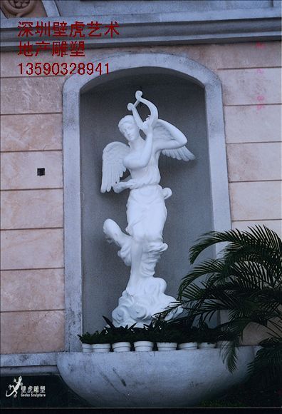 都市花园门楼-女天使雕塑