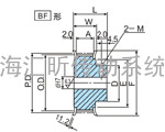 同步皮带轮HTD5M理论尺寸表