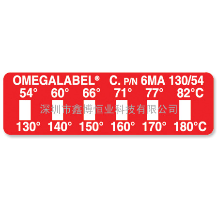 6MA/6MB测温纸|美国omega横向测温纸