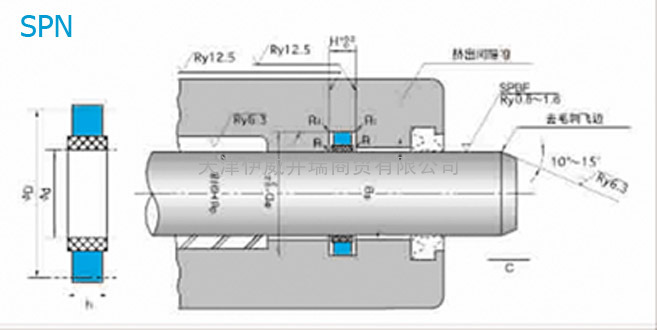 压力机用活塞杆密封SPN-IUIS-BRT2-DKBI