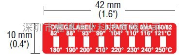 8MA,8MB测温纸|美国omega八点横向测温纸