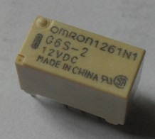 欧姆龙G6S-2 12VDC继电器