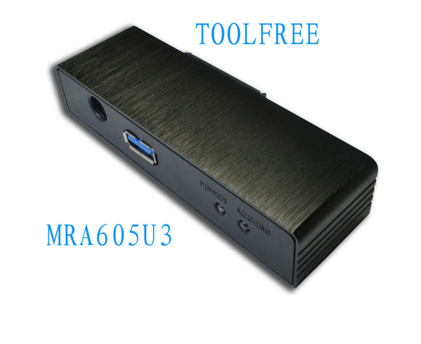 2.5+3.5英寸便携硬盘盒MRA605U3
