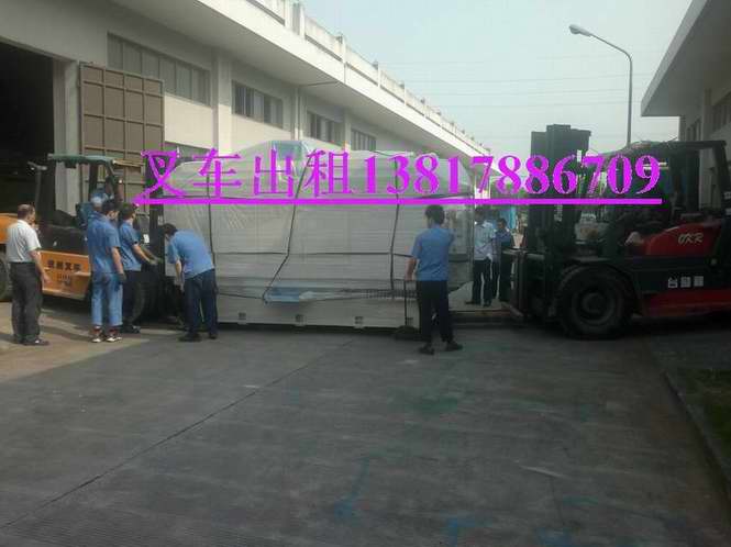 上海嘉定区叉车出租设备吊装货柜装卸