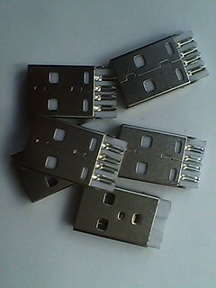 USB A公沉板焊线式