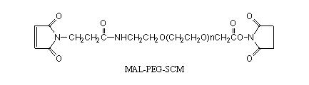 马来酰亚胺-聚乙二醇-琥珀酰亚胺乙酸酯