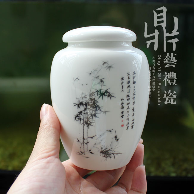 供应各种茶叶罐 德化陶瓷 优质玉瓷 定制批发 德化陶瓷茶叶罐