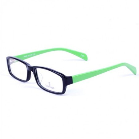 迪尔贝丝板材架 H349黑绿色 近视眼镜品牌 网上配镜