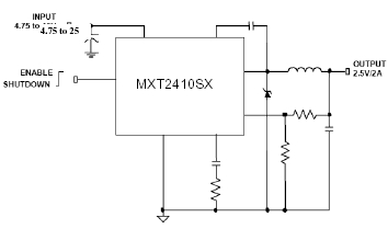 MP1410 互换的DC/DC降压稳压器MXT2410