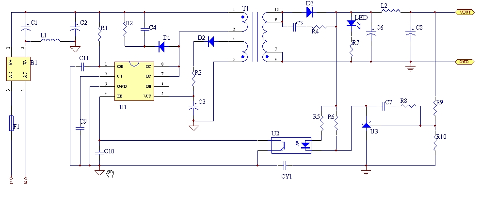 高性能电流模式PWM开关电源控制器MXT7253