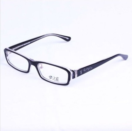 梦之蓝正品近视眼镜框架 H118黑色板材时尚款 大学生配镜的首选品牌