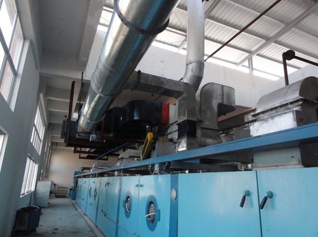 加工节能减排高效定型机热能回收废气净化系统