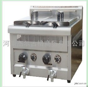Gas Type temperature - controlled Fryer (two -tank