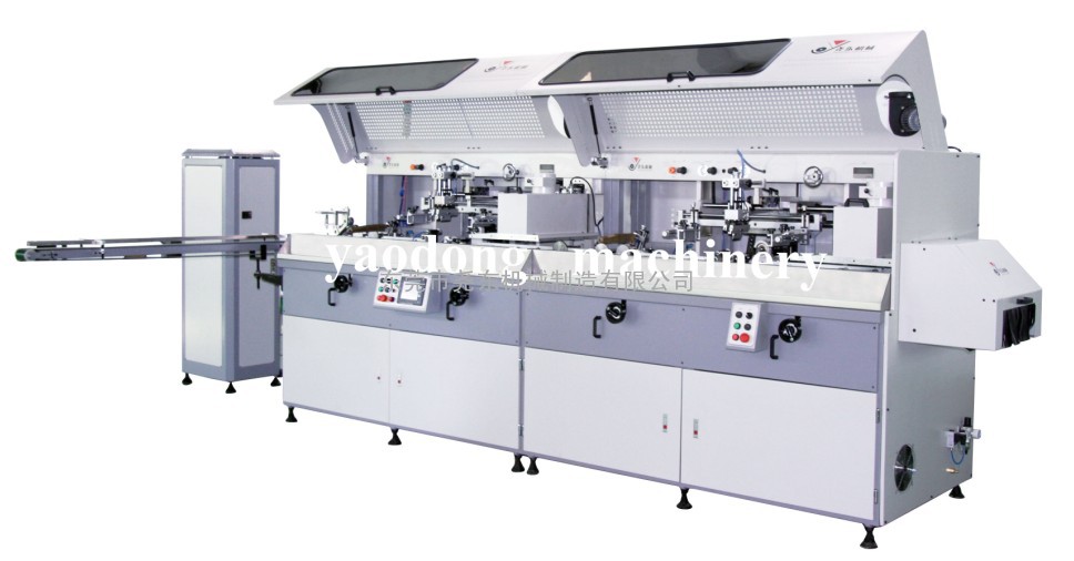 YD-SPA102 双色全自动丝印及UV固化生产线