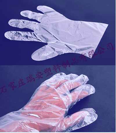 无菌型/灭菌医用薄膜手套，医用检查卫生手套